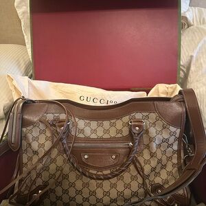 Gucci X Balenciaga The Hacker Peoject medium Neo Classic Bag